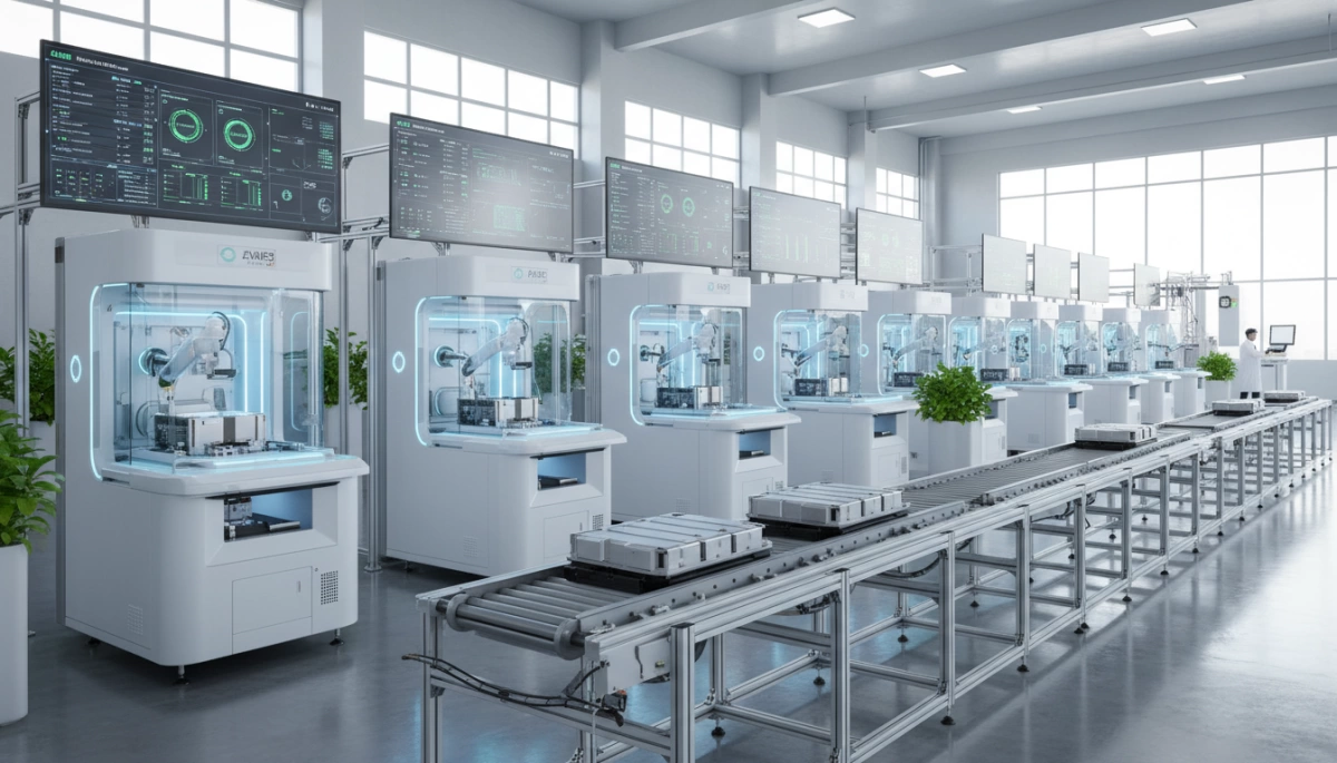 Automated Battery Forming and Testing Integration