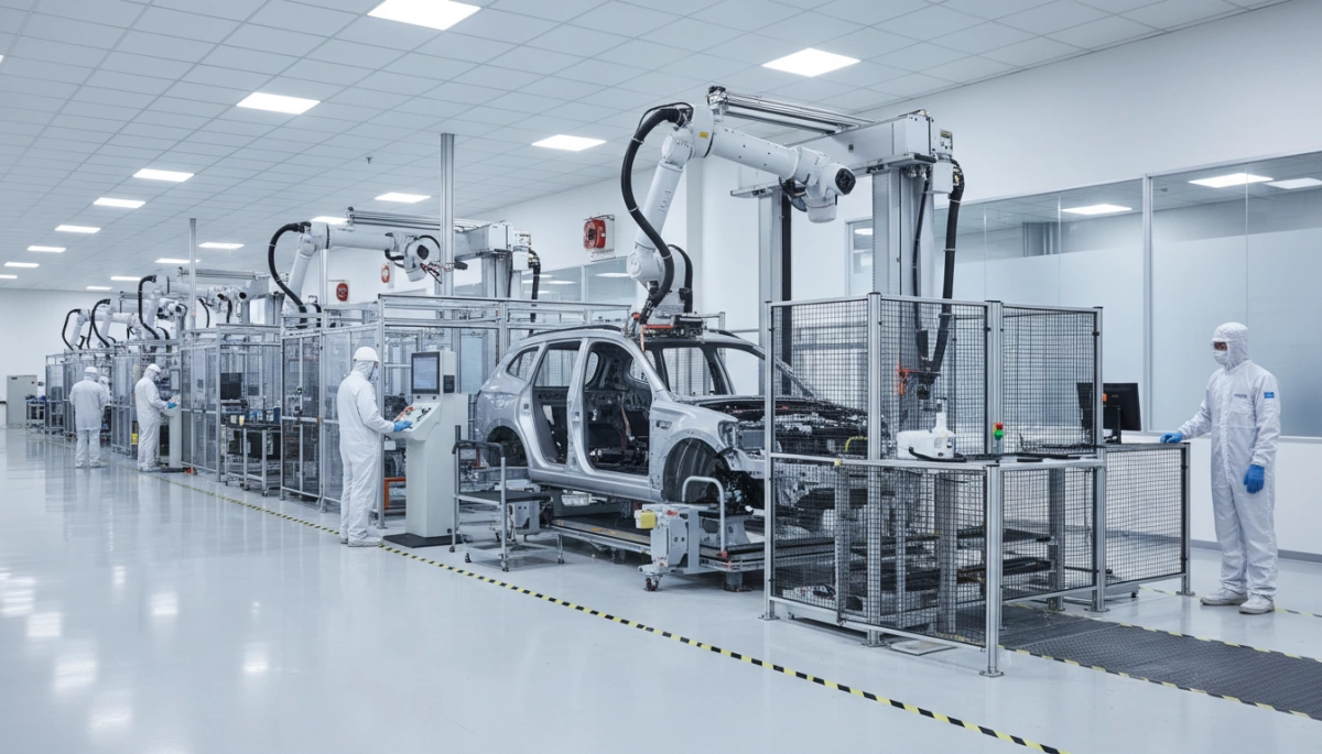 EV automotive assembly automation precision