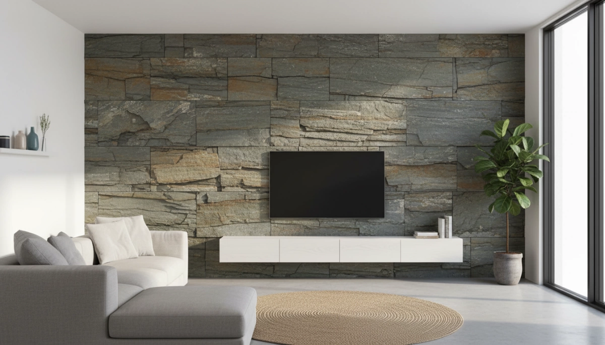 Panneaux de revêtement mural en pierre flexible