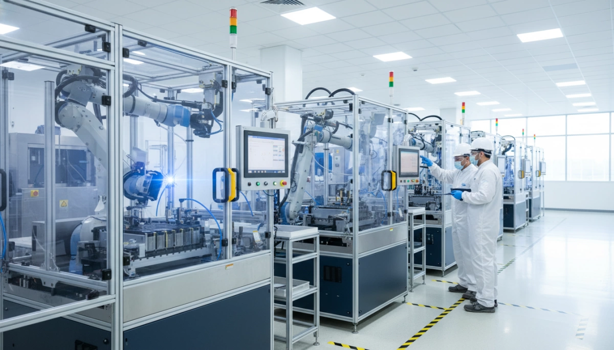 battery manufacturing equipment testing and quality control