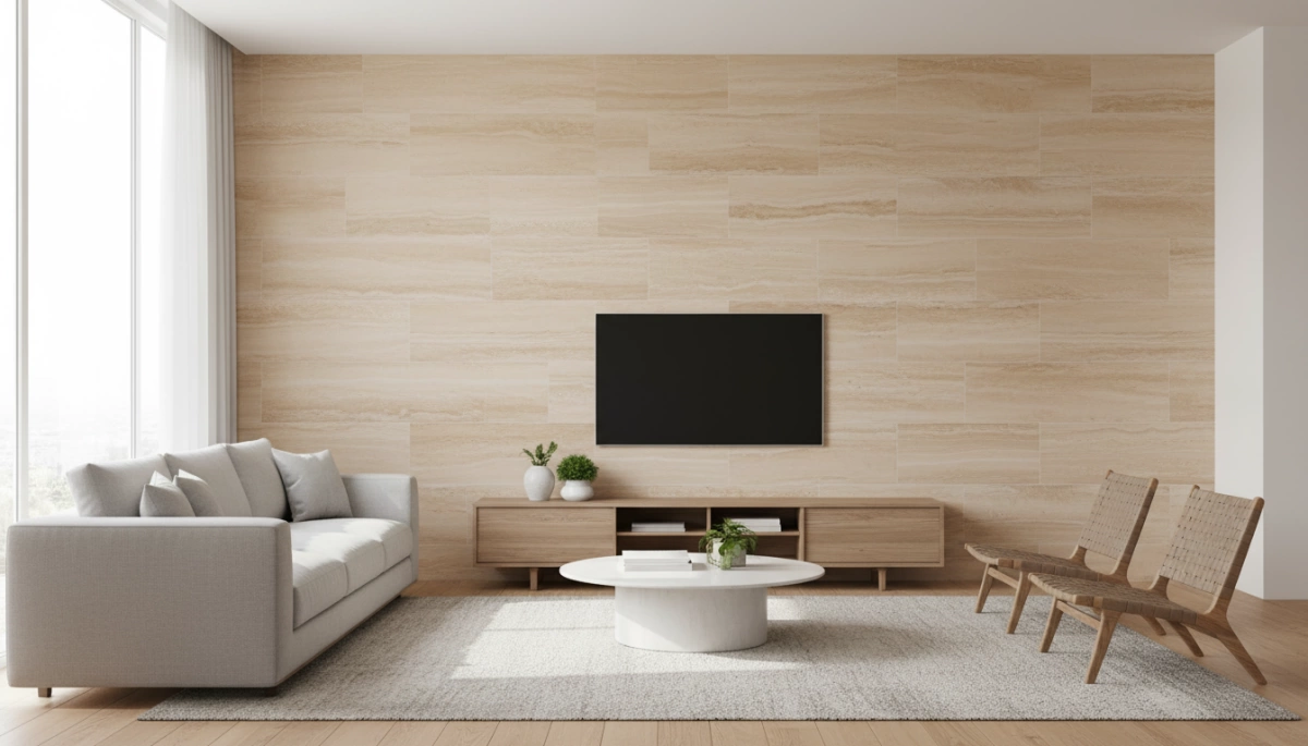 تطبيقات جدران الحجر المرن سهلة التنظيف