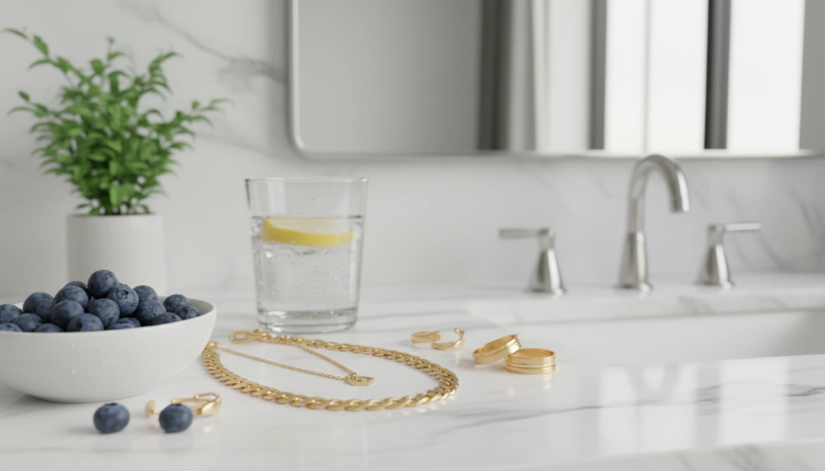 waterproof gold-plated stainless steel jewelry