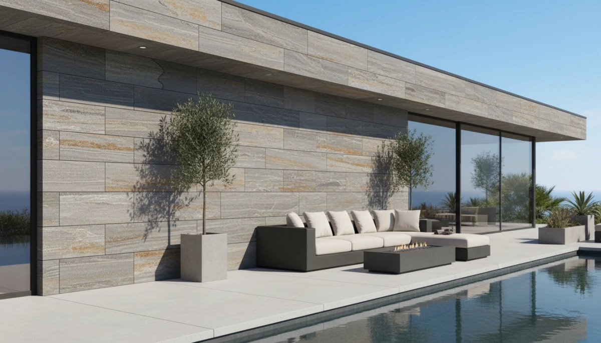 pflegeleichte flexible Steinsichtplatten