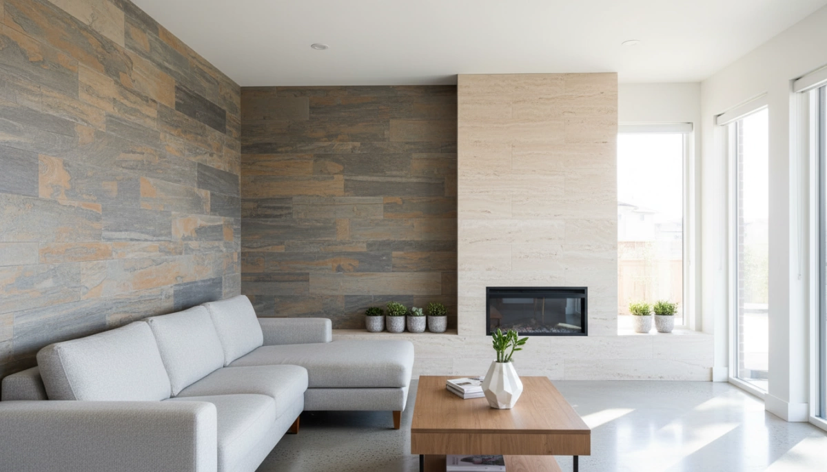 applicazioni di rivestimento in pietra flessibile impermeabile