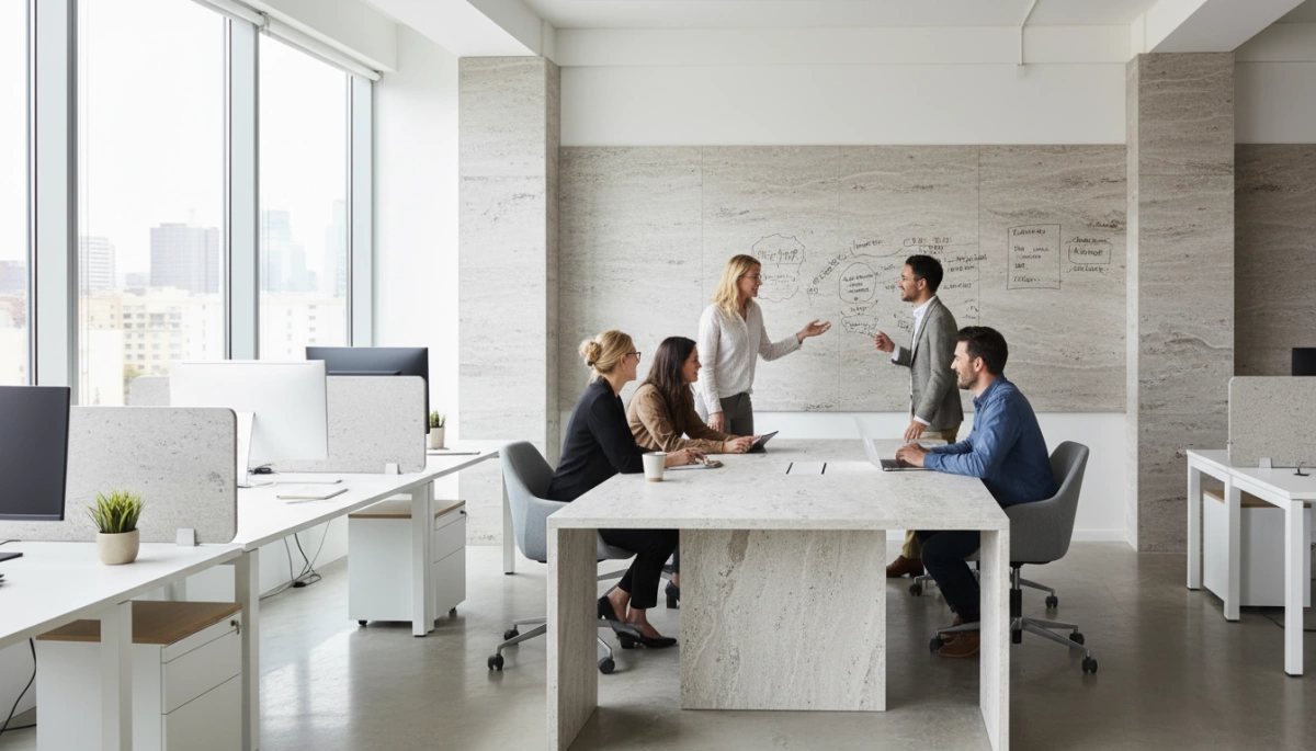 mga benepisyo ng flexible stone sa opisina