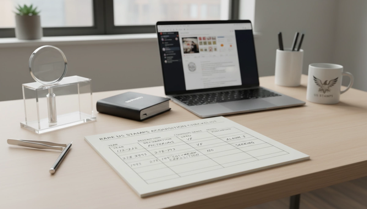 buy rare US stamps checklist