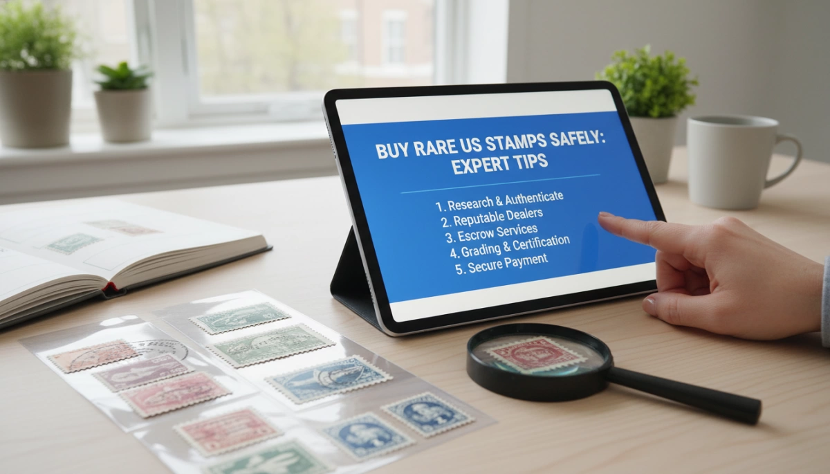 buy rare US stamps safely tips
