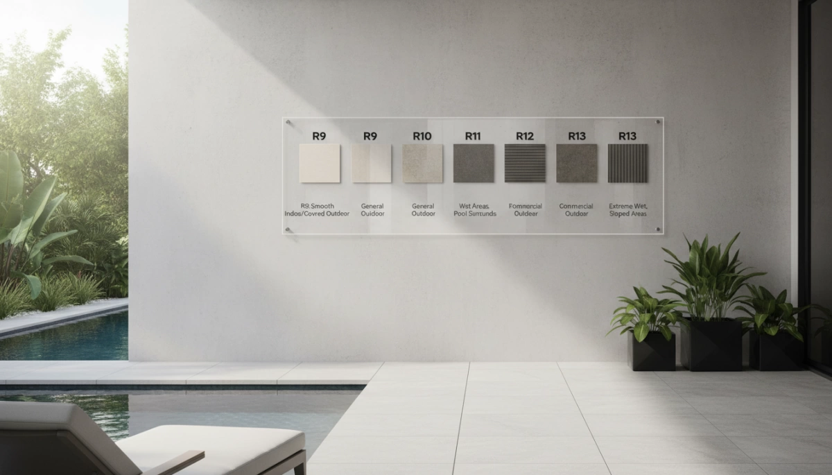 gabayan sa slip rating ng outdoor porcelain floor tile