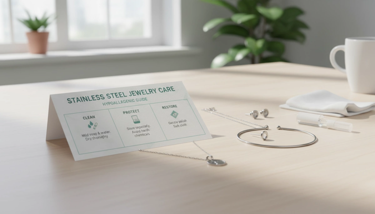 stainless steel jewelry care hypoallergenic guide
