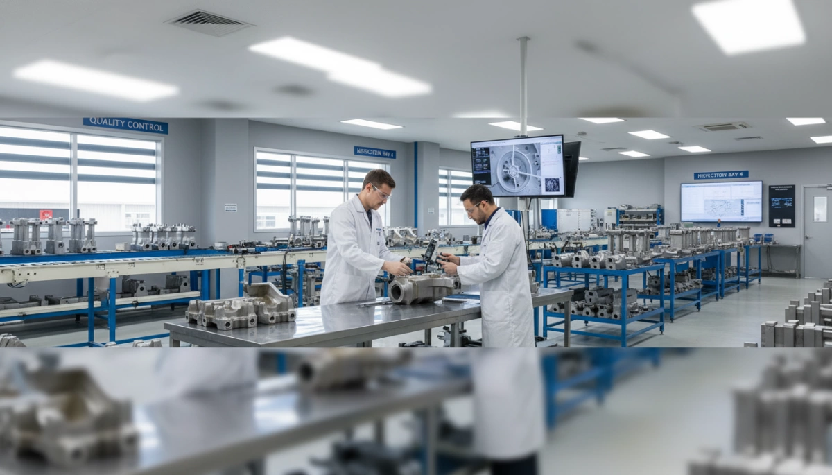 casting system quality control and inspection