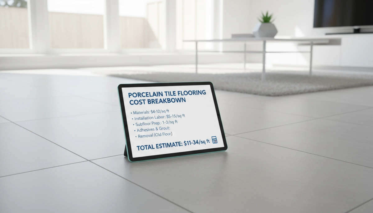 breakdown ng gastos sa porcelain tile flooring