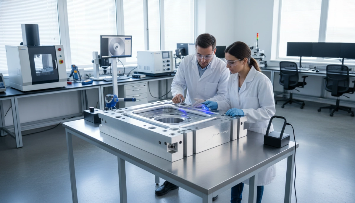 Pruebas de aseguramiento de la calidad en moldes de fundición