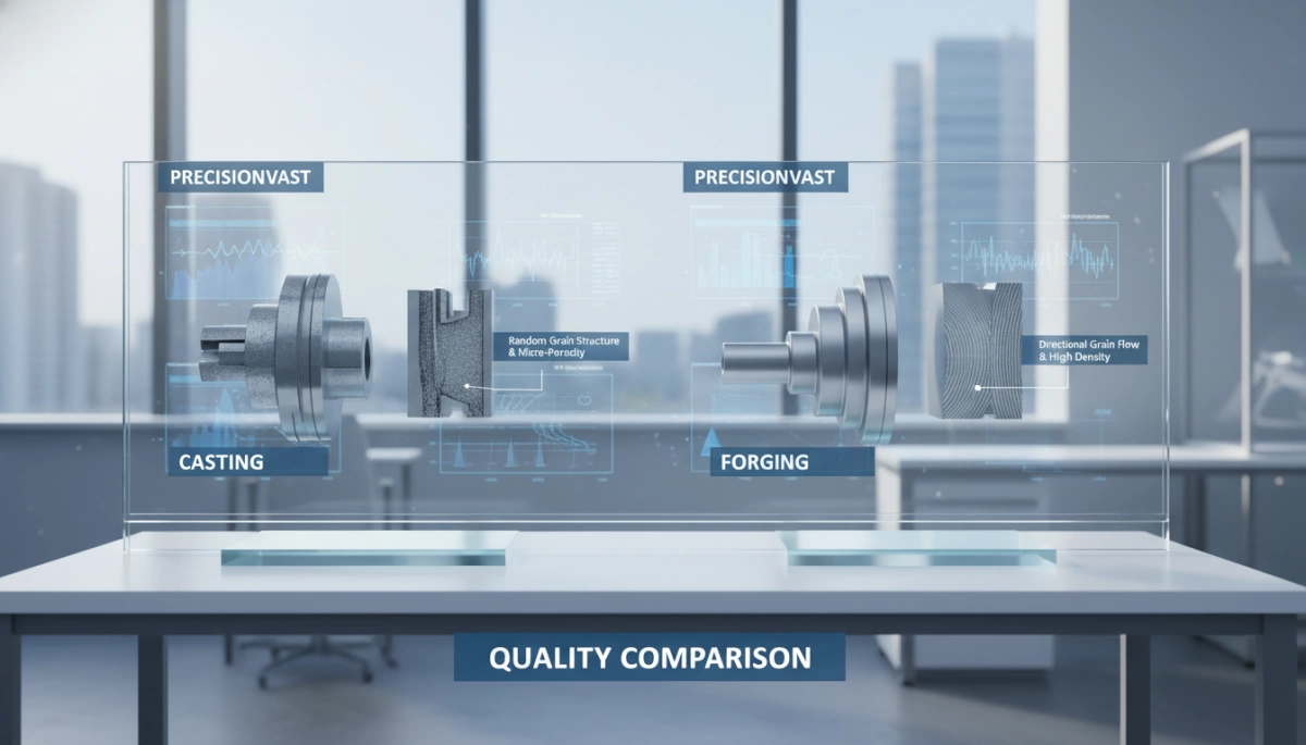 Precisionvast Casting vs Forging Quality Comparison