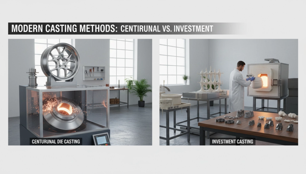 centrifugal die casting vs investment casting comparison