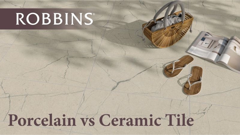 Comparaison entre carrelage en porcelaine et non-porcelaine