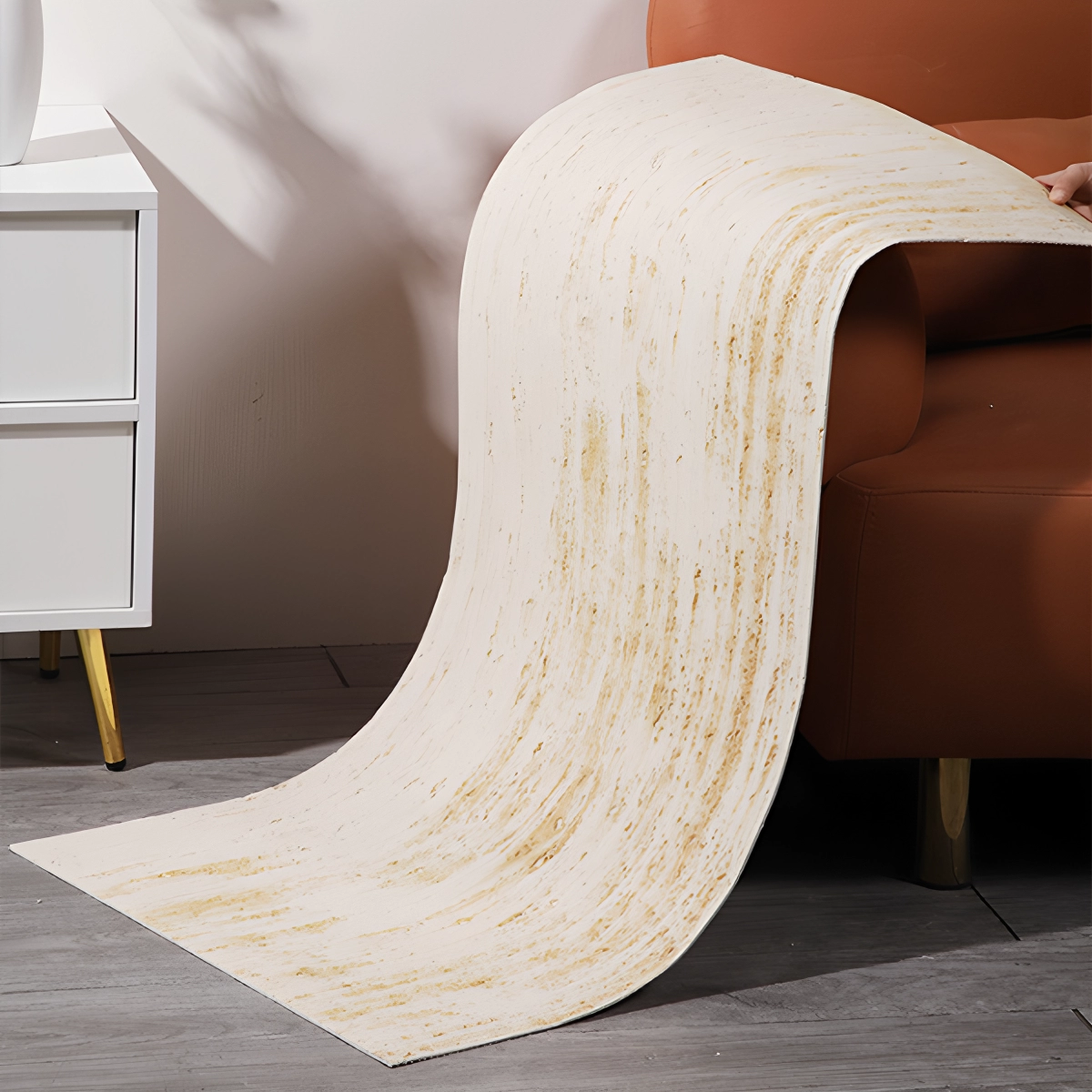 design in mosaico di pietra flessibile per interni di centri commerciali