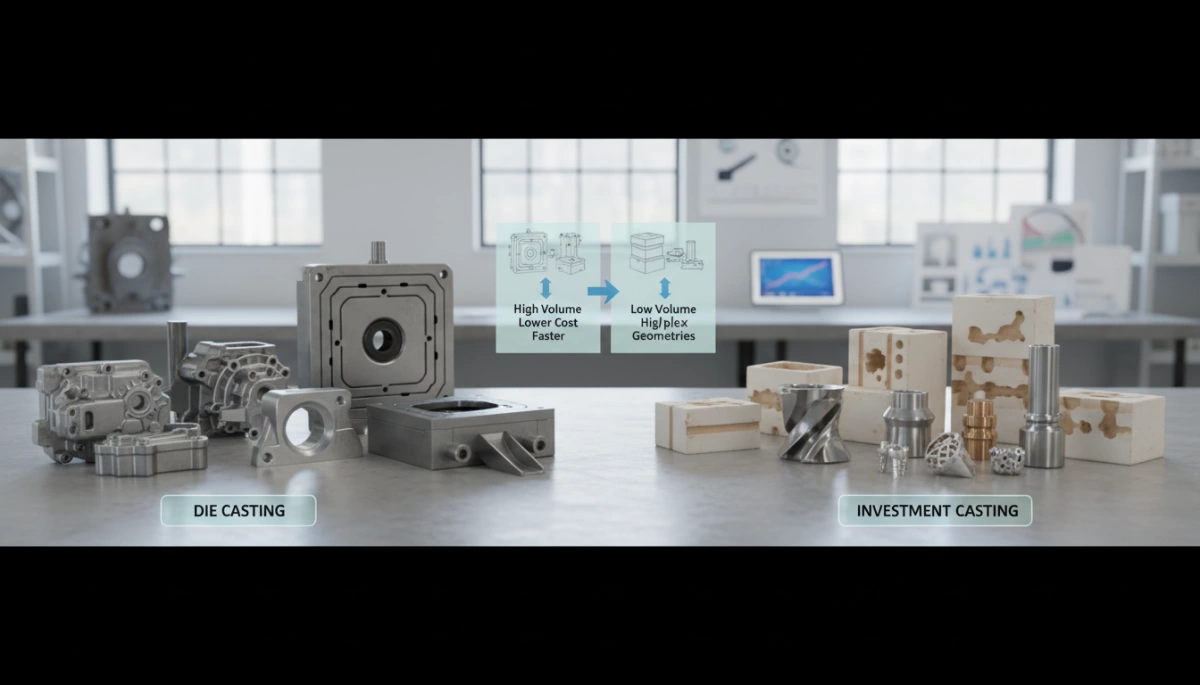 Die Casting vs Investment Casting Comparison