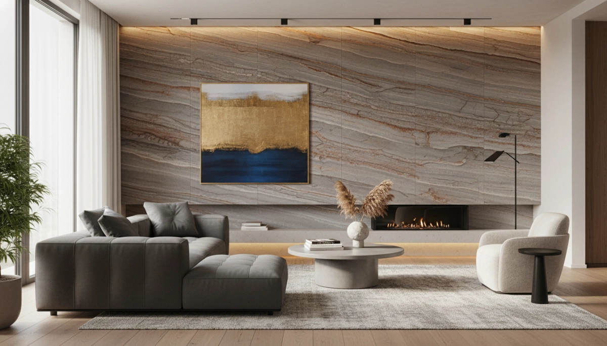 decorazione in pietra flessibile per esterni