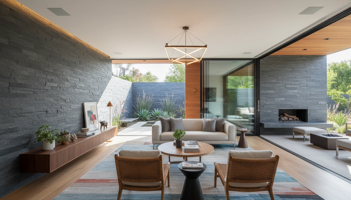 mga aplikasyon ng composite flexible stone sa loob at labas