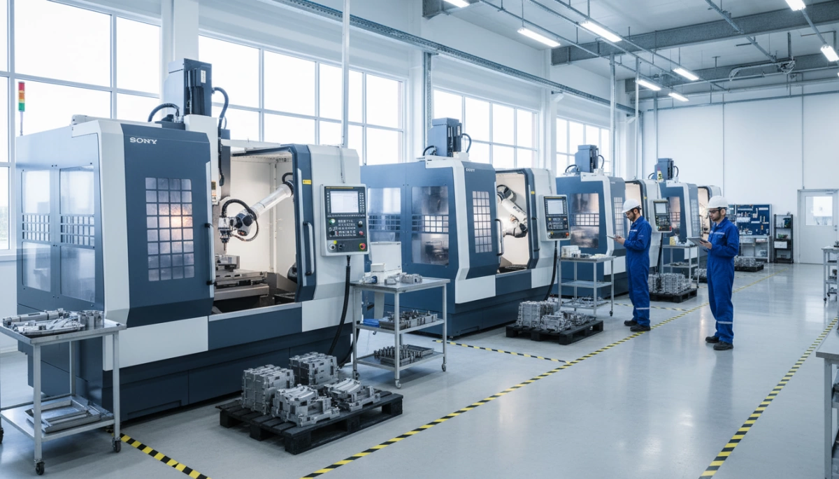 high precision machining manufacturing facility