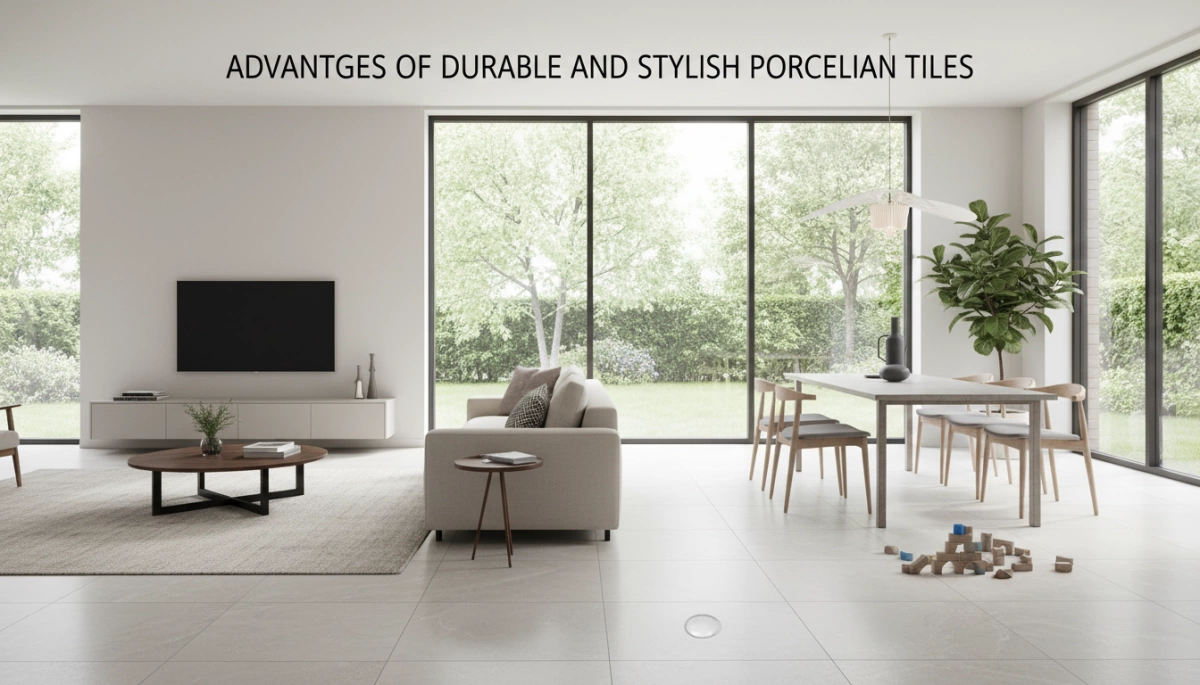 Advantages of Durable and Stylish Porcelain Tiles