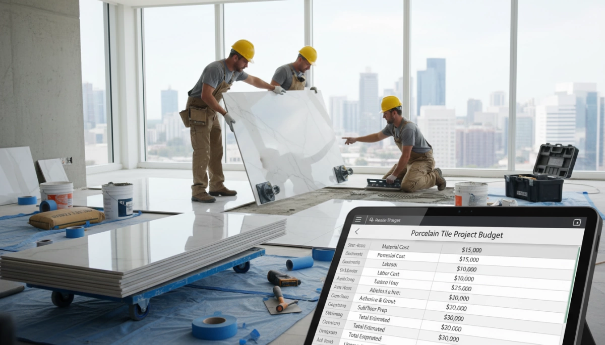 Porcelain Tile Cost and Installation Challenges