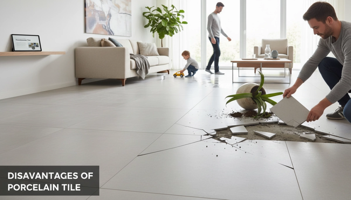 Nachteile von Porzellanfliesen