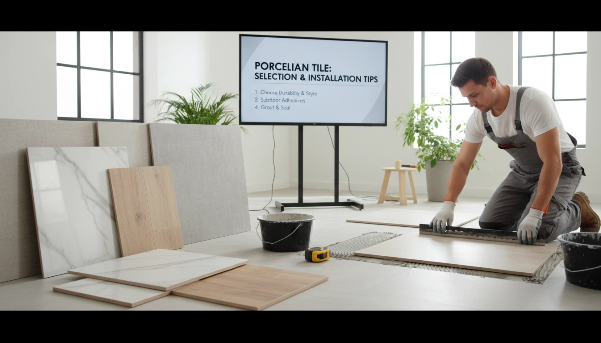 Porcelain Tile Selection and Installation Tips