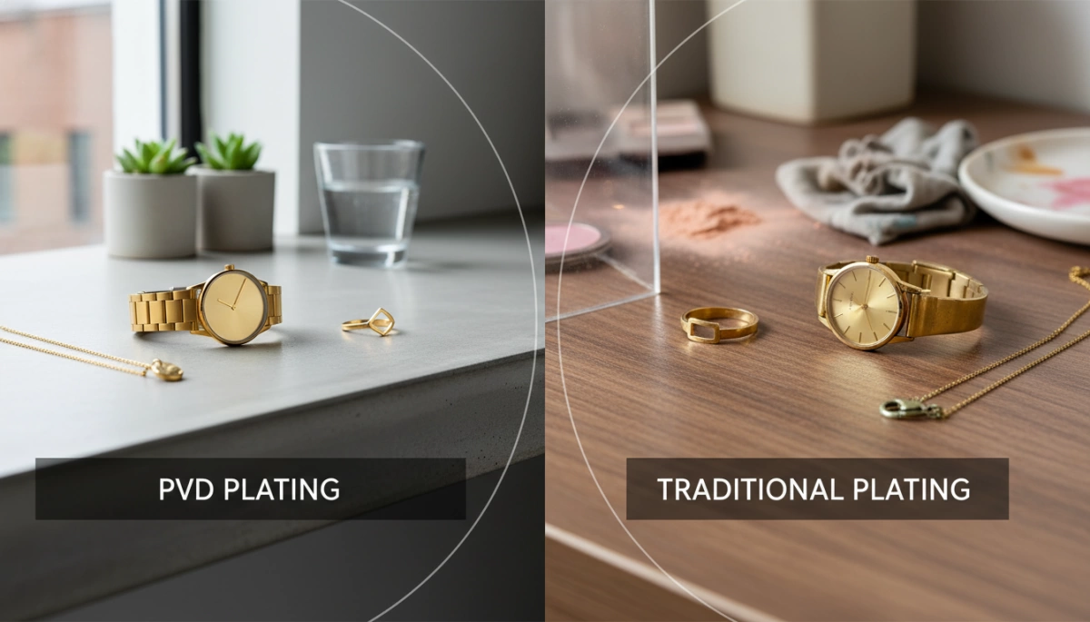 PVD vs Traditional Jewelry Plating