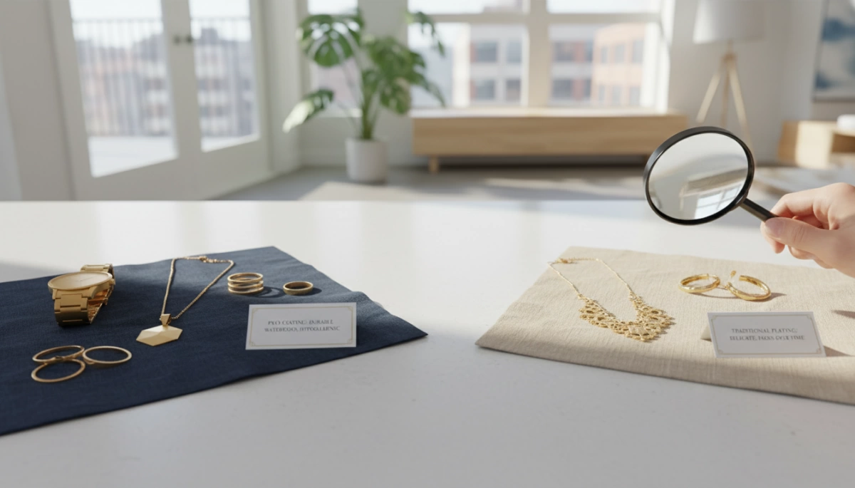 PVD vs Traditional Plating Jewelry Decision