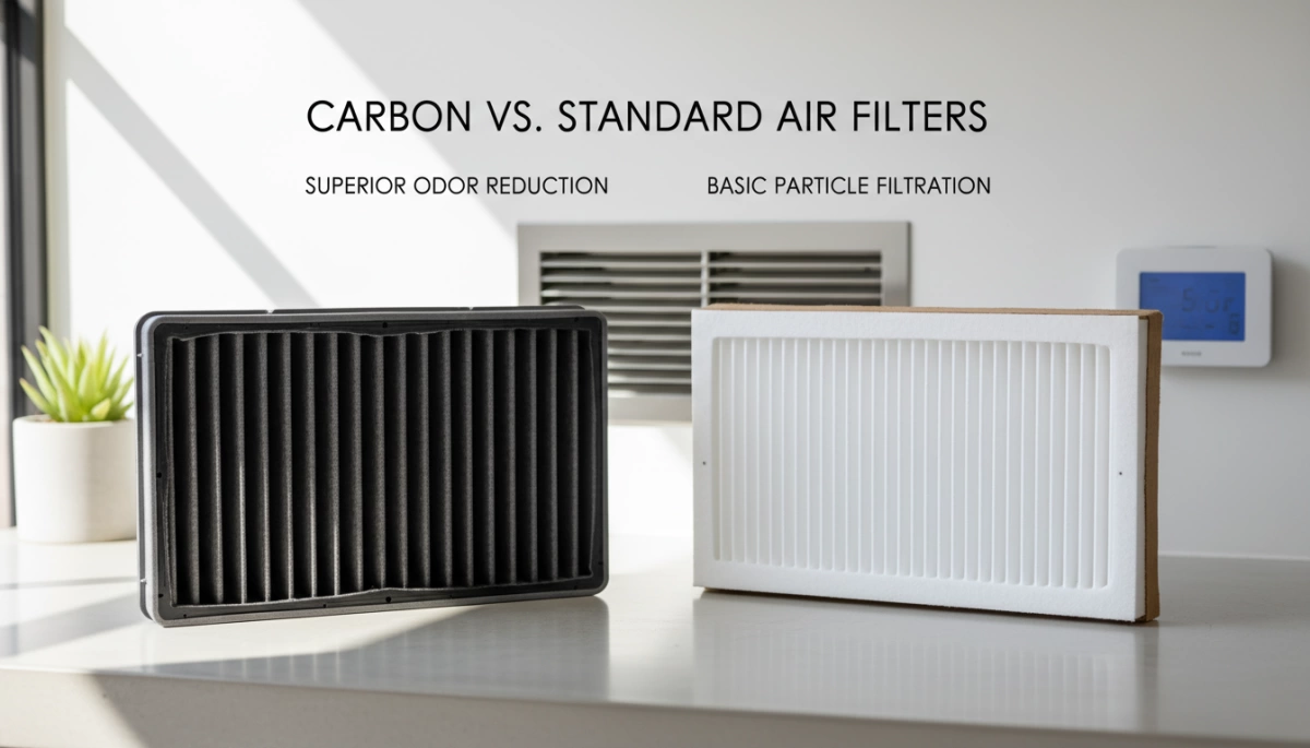 Comparison of Carbon and Standard Air Filters