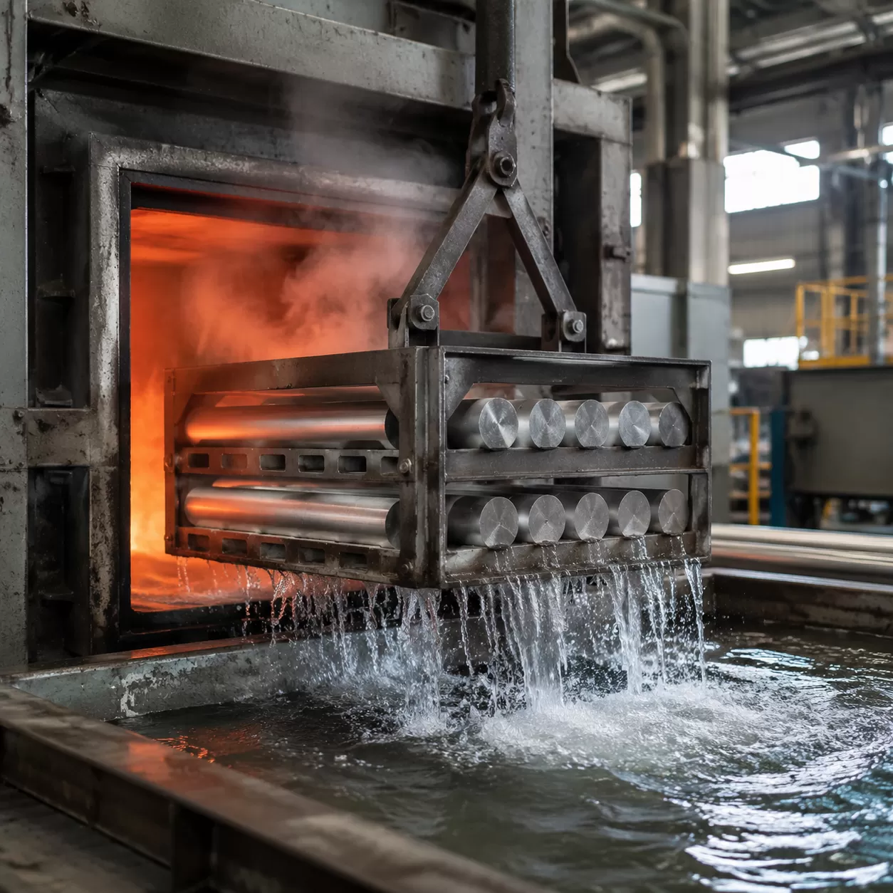Aluminum Solution Heat Treatment with Rapid Quench