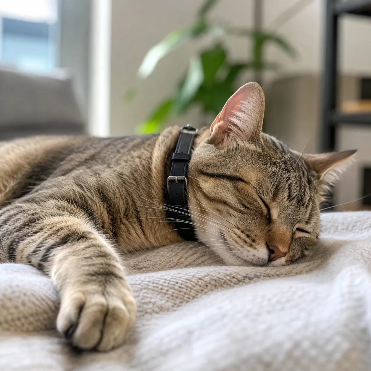 Risks of Cats Wearing Dog Collars While Sleeping