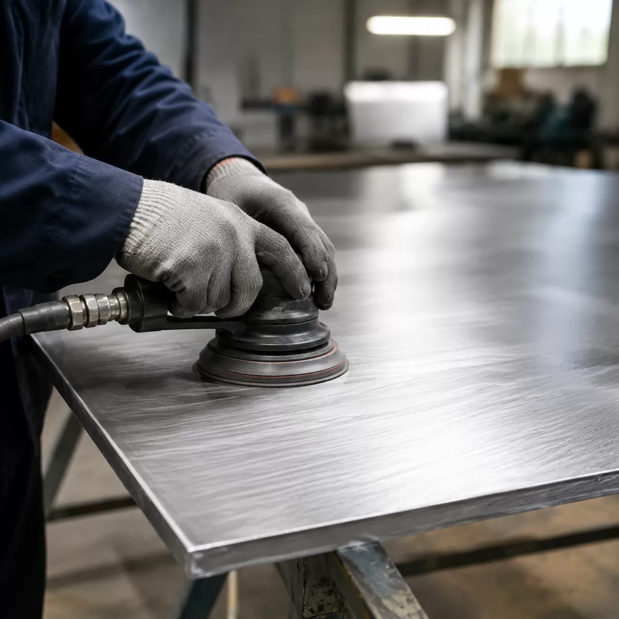 Brushed Metal Finish Surface Preparation
