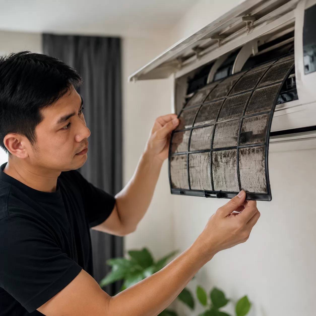 How to clean air conditioner filter