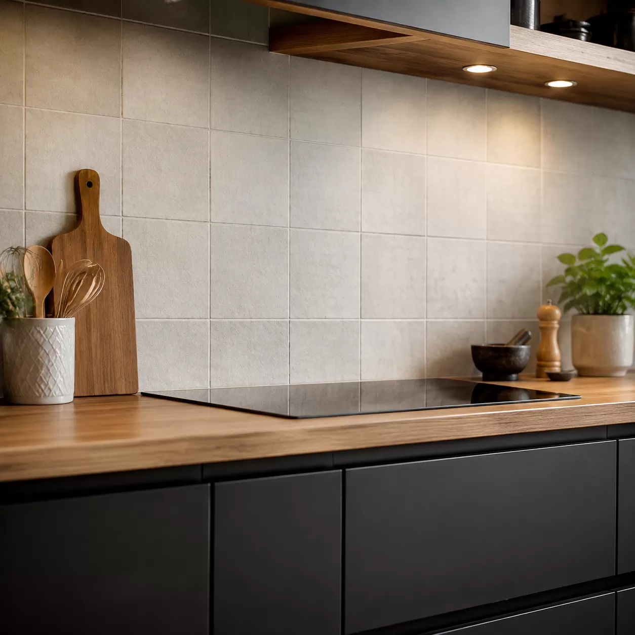 Matte Tiles for Kitchen Walls