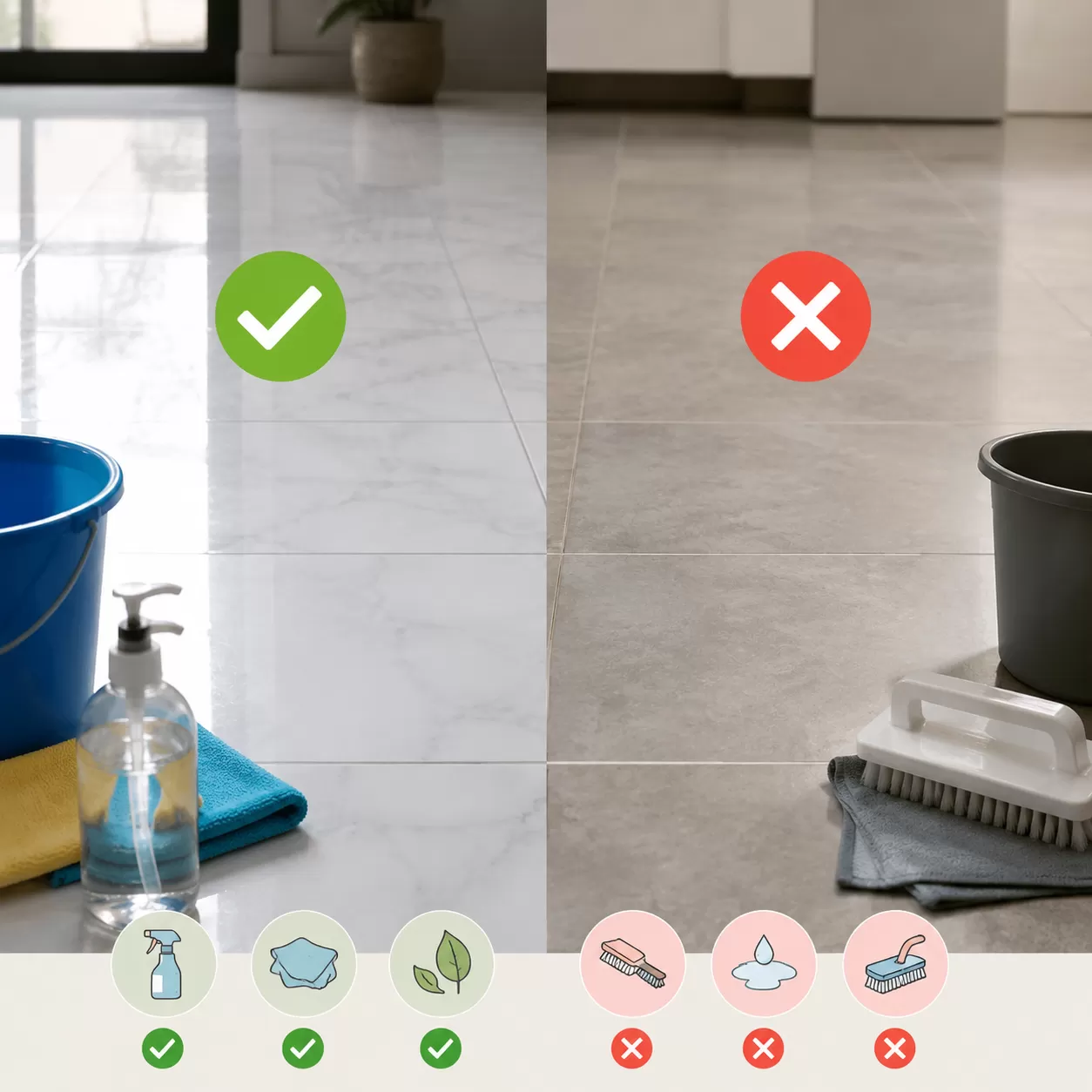 Glossy vs. Matte Tile Cleaning Tips