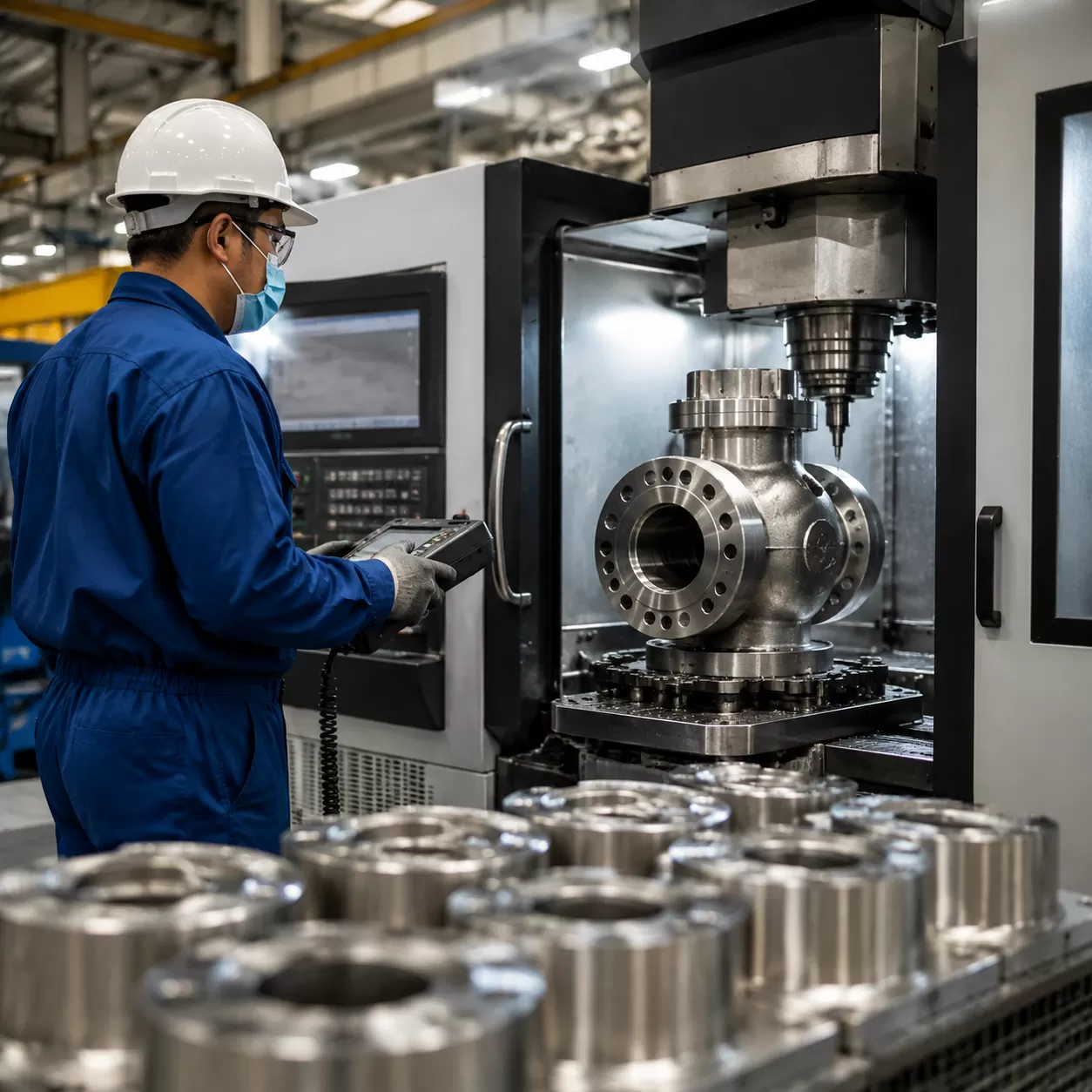 Titanium Alloy Eccentric Ball Valve Manufacturing