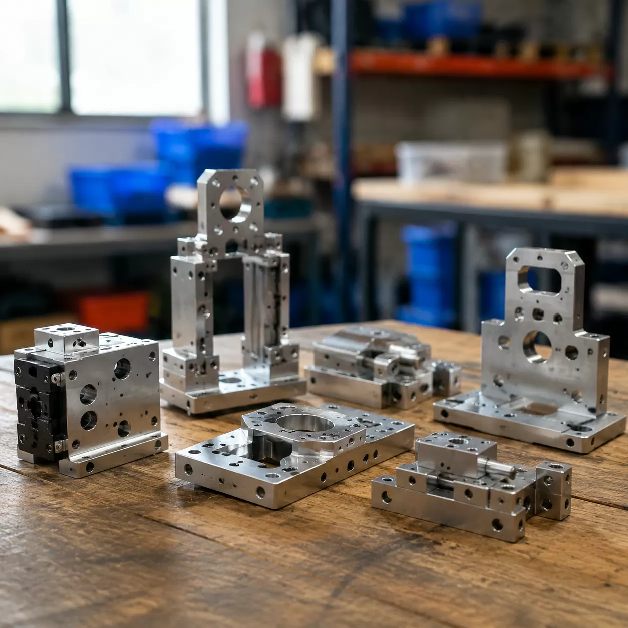 Pièces d'usinage CNC pour équipements d'emballage de fin de ligne 3 Pièces d'emballage de fin de ligne usinées CNC de haute qualité