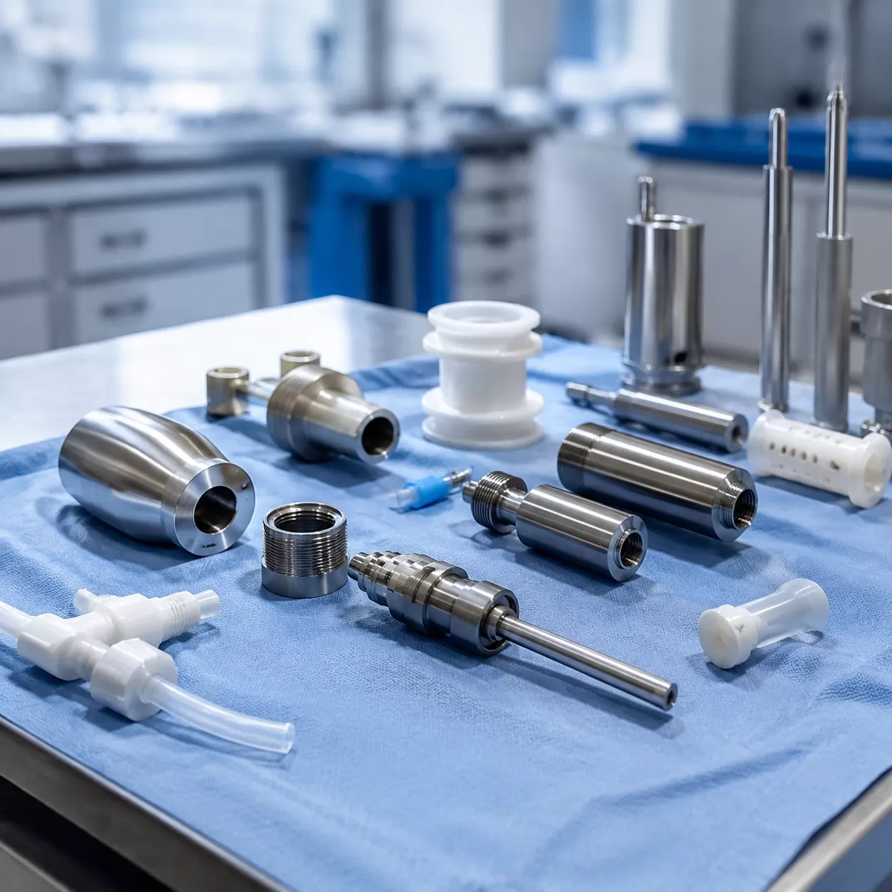 Medical-Grade Metal and Plastic Components