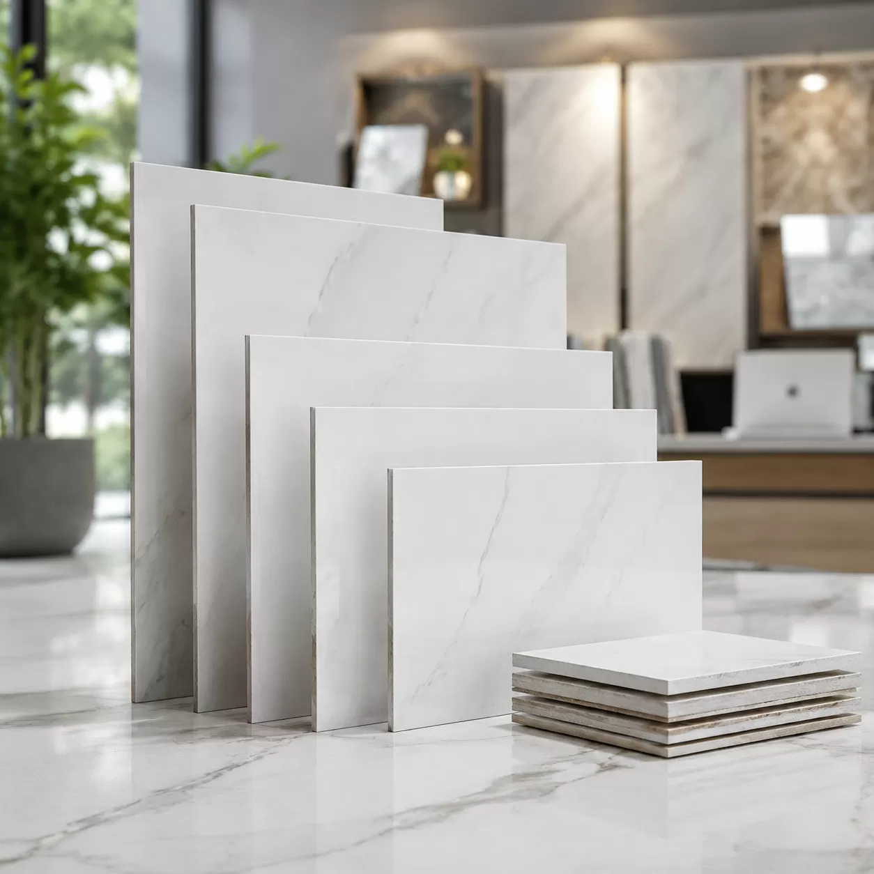 White Porcelain Tile Size and Thickness Guide