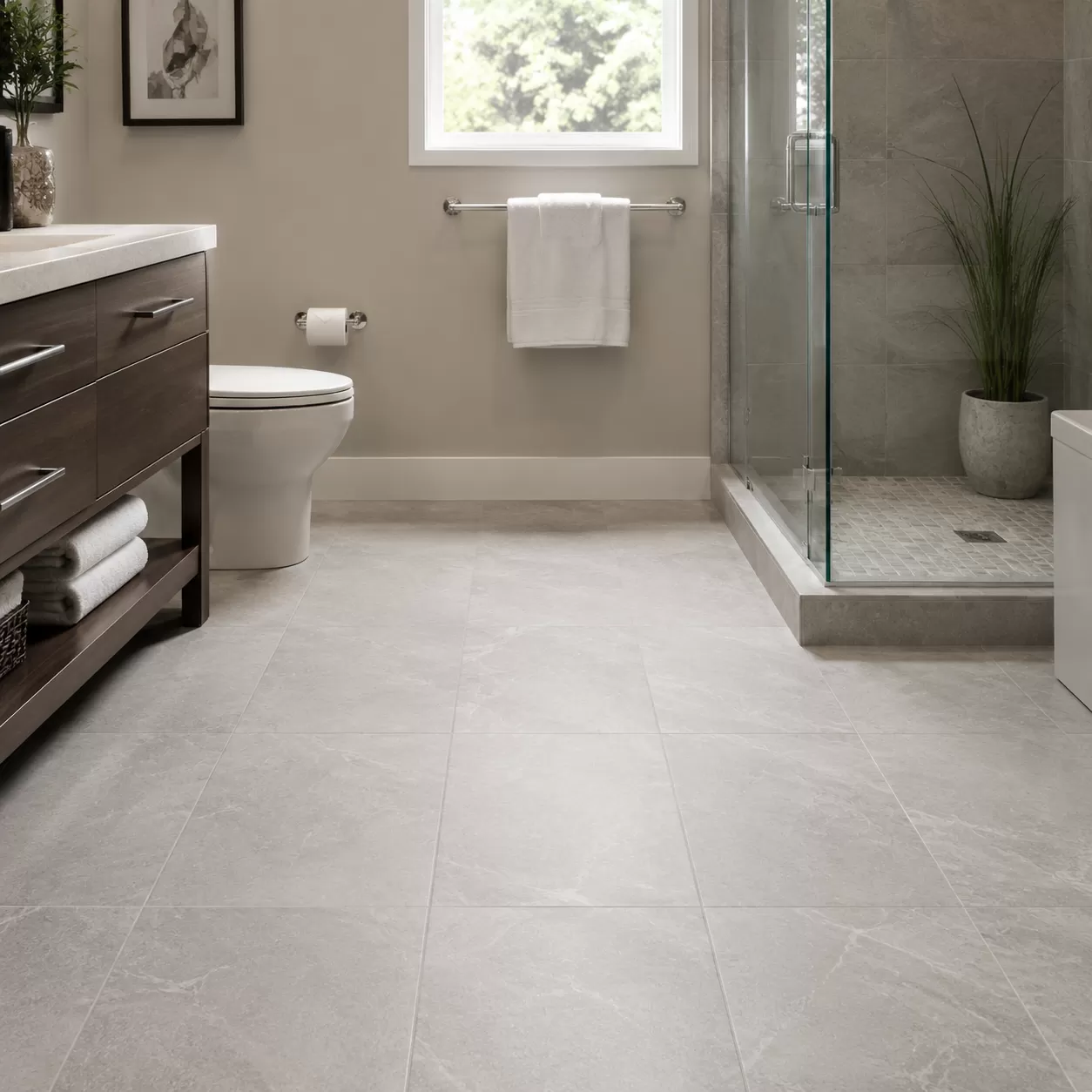 Porcelain Tile para sa mga Sahig ng Banyo at Shower