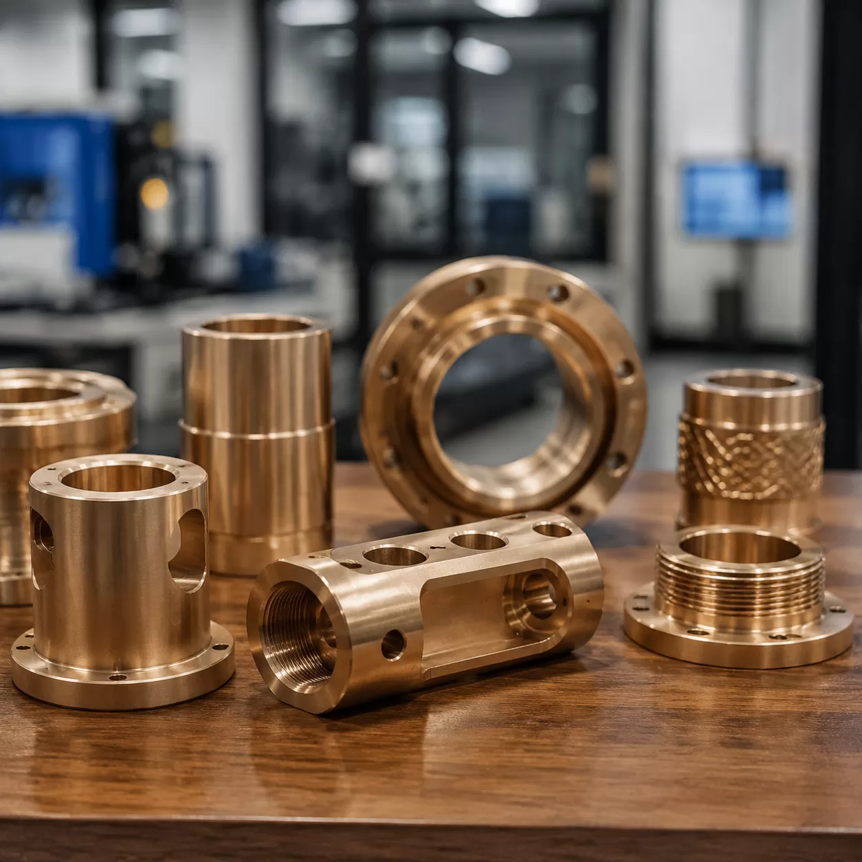 High-Reliability Bronze CNC Components for Industrial Applications