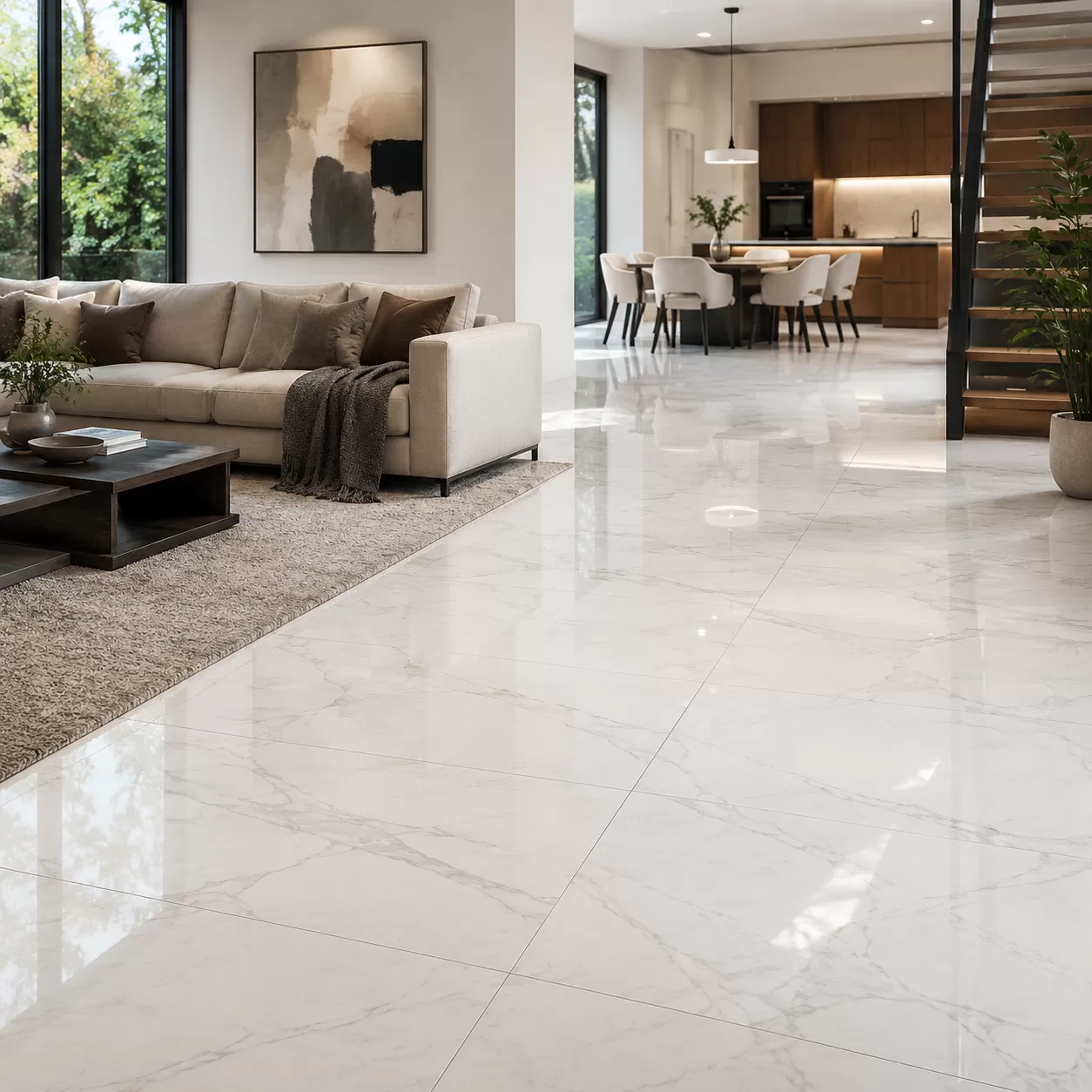 Mga Bentahe ng Aesthetics ng Porcelain Tile