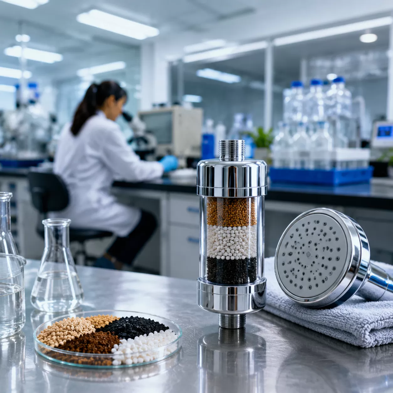 Independent Lab Certification for Shower Filters