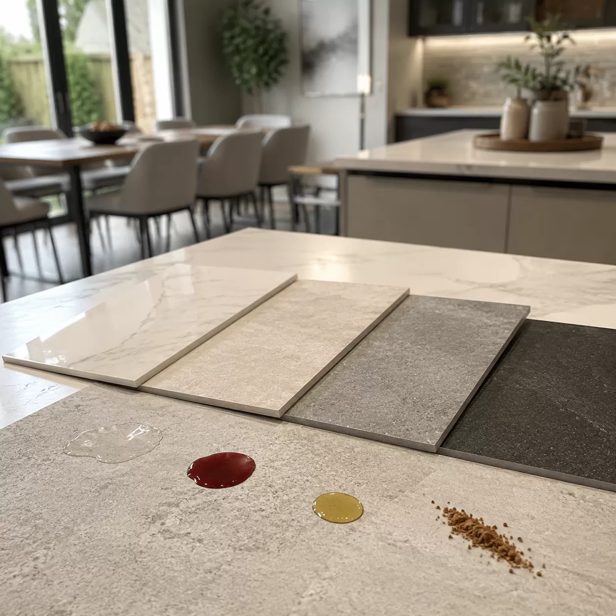 Porcelain Tile Finish Types and Stain Resistance