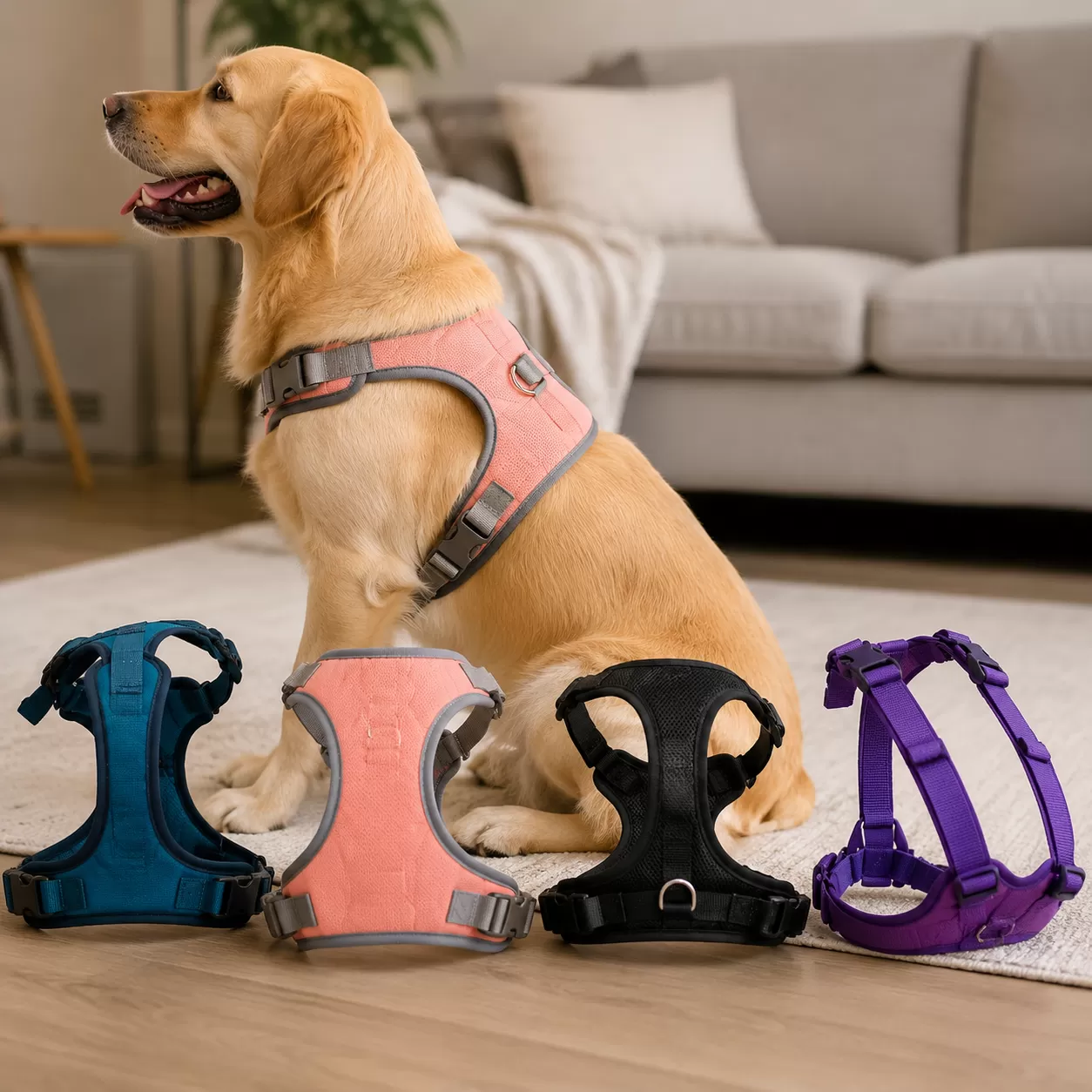 dog harness types and ergonomics