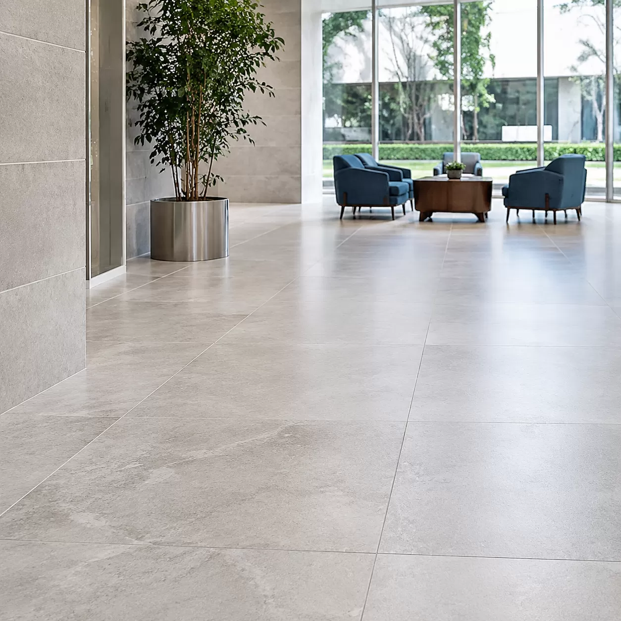Commercial Porcelain Ceramic Tile Installations
