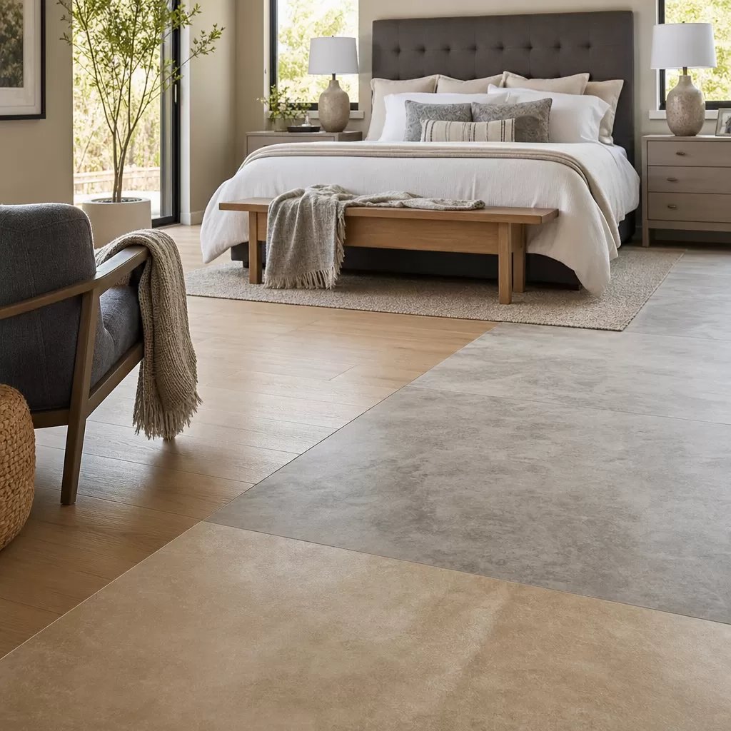 Comparación de pisos de porcelana para dormitorio