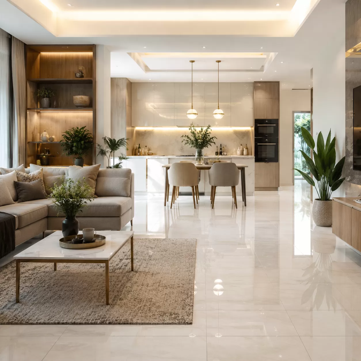 Porcelain White Tile Kitchen Bathroom Living Room